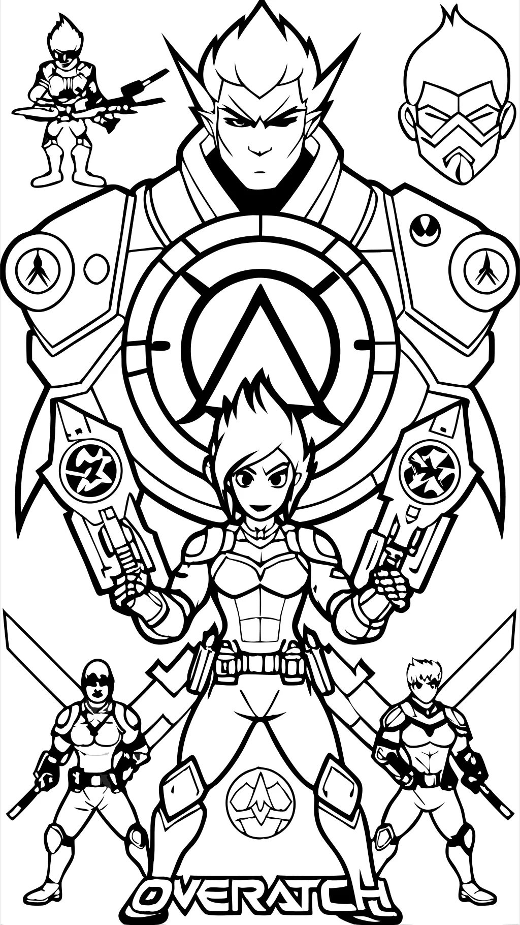 coloriage overwatch